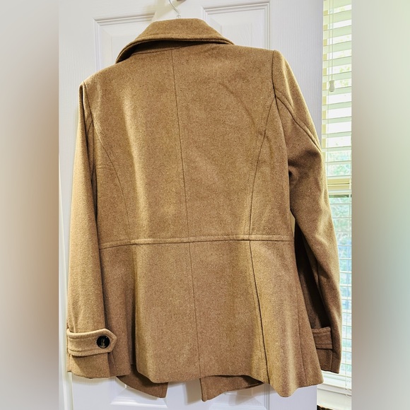 NWT Thread & Supply size s camel double-breasted pea coat PRICED TO SELL - Picture 6 of 9